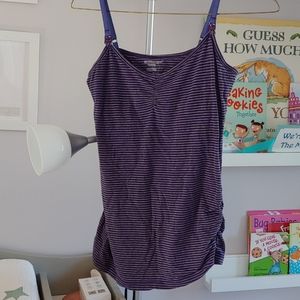 Motherhood Maternity Purple Nursing Camisole